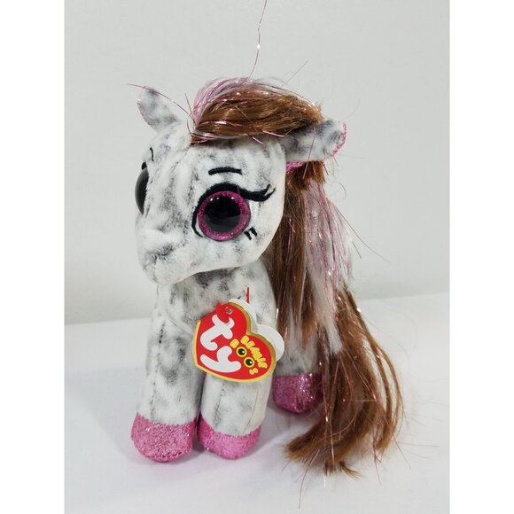 Ty Beanie Boos Cinnamon the Pony 6" Plush New stuffed animal toy - Picture 7 of 7